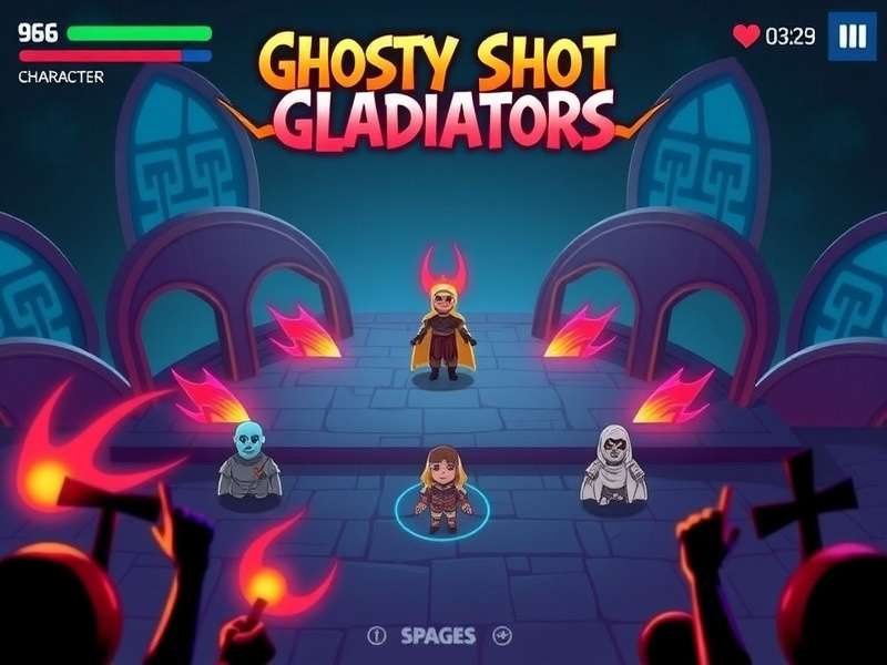 Ghostly Shot Gladiators gameplay screenshot